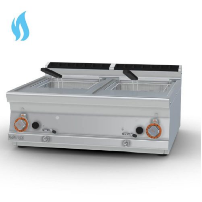  Φριτέζα αερίου διπλή 13+13 lt  F2/13T-78G 